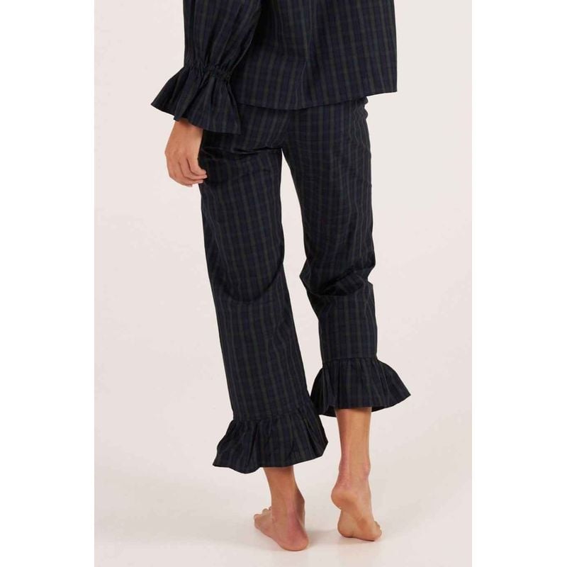 Pantalon Long Glen - Bleu Marine Et Vert