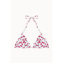 Top de bikini Picota Tr Aros - Rojo y blanco