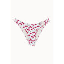 Picota Ring Bikini Bottom - Red And White