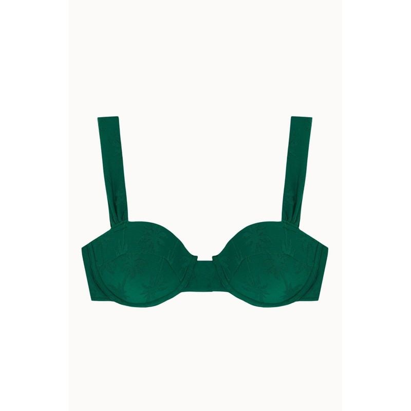 Palms Bikini Top - Green