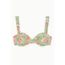 Charlotte Balconet Bikini Top - Green