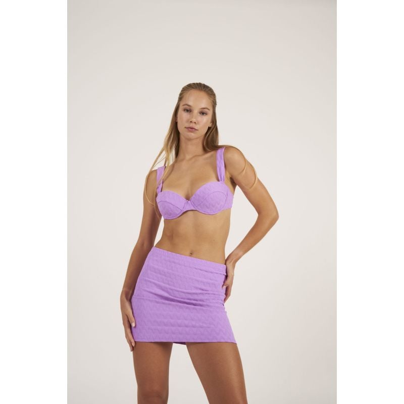 Bikini Simone Mini Falda - Lila