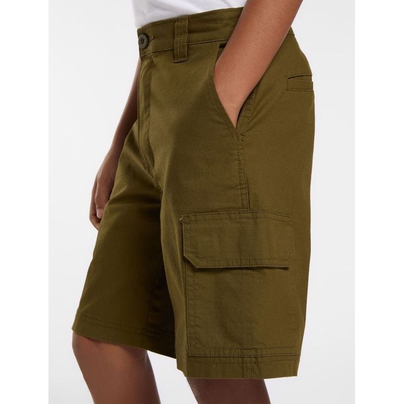 Pantalones cortos cargo ripstop - Oliva oscuro