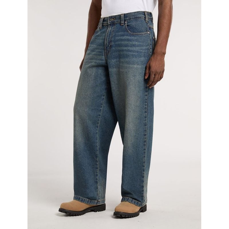 Vaqueros Hilham - Caqui Tintado Azul