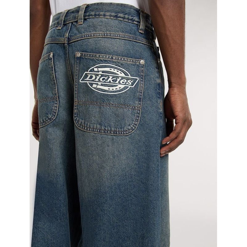 Vaqueros Hilham - Caqui Tintado Azul