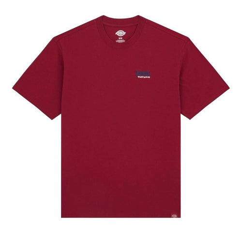T-Shirt Dickies Flag - Rouge Tibétain - Homme