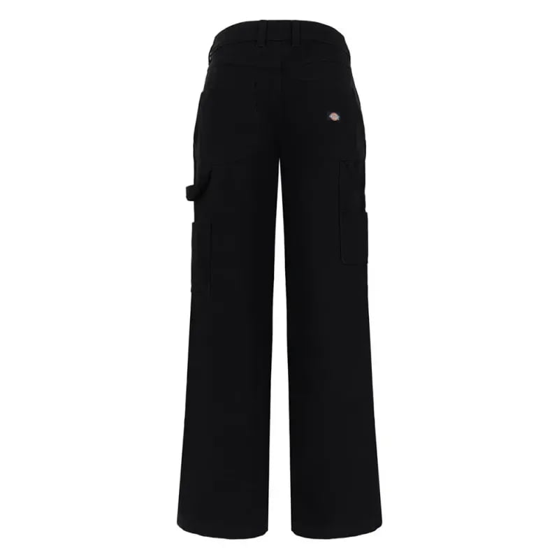 Pantalón Double Knee Canvas - Negro - Mujer