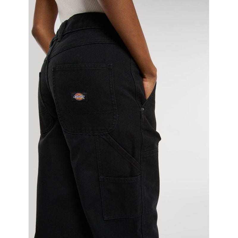 Pantalón Double Knee Canvas - Negro - Mujer