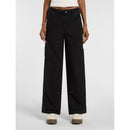 Pantalones de lona con doble rodilla - Negro