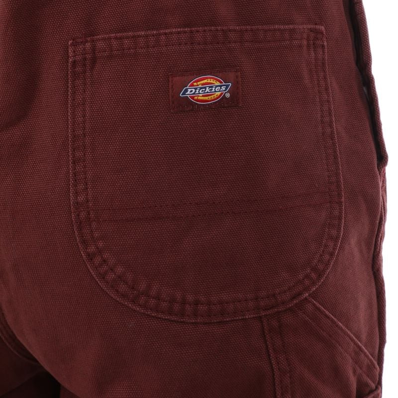 Canvas Andorra Dungarees - Red/Rust - Women