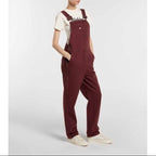 Canvas Andorra Dungarees - Red/Rust - Women