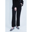 Pantalón recto estampado - Stripe Burnout Black