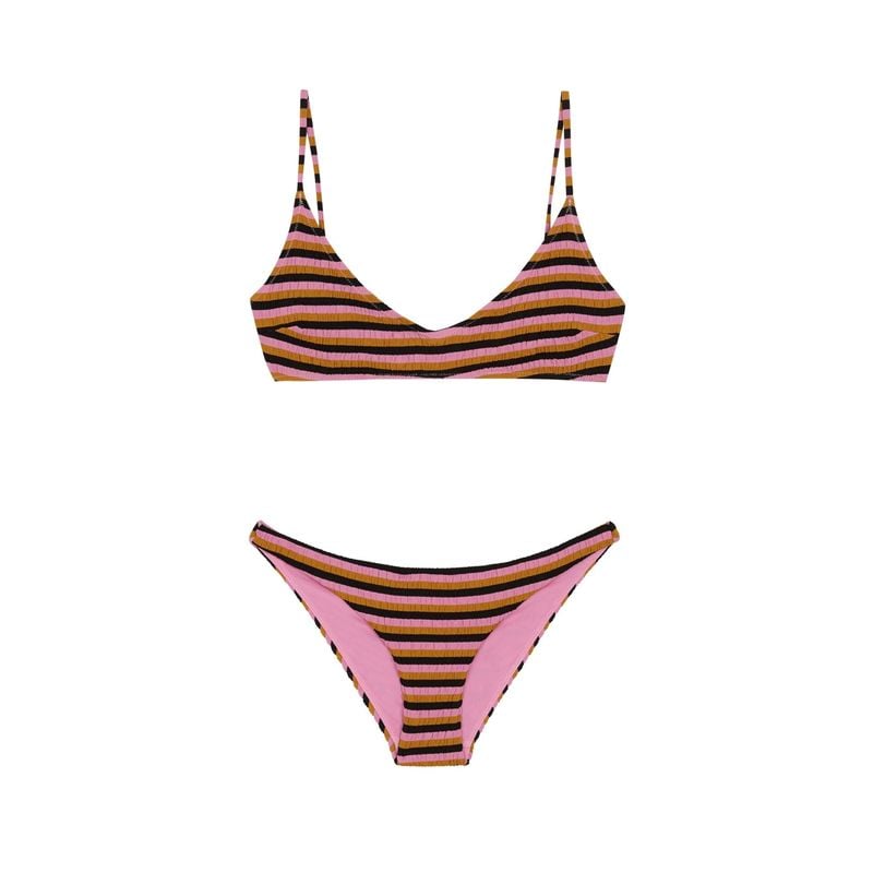 Top de bikini Vela con mariposas - Multicolor