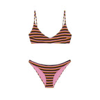 Top de bikini Vela con mariposas - Multicolor