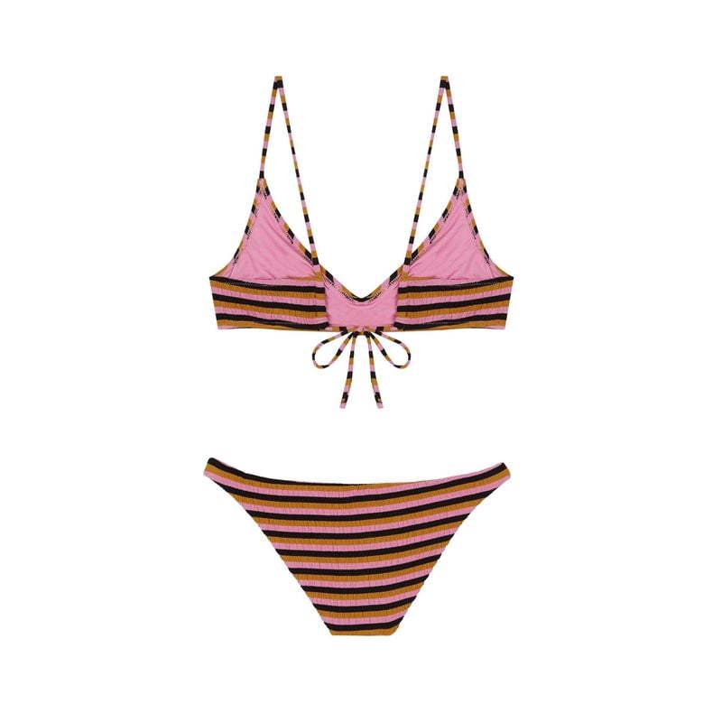 Top de bikini Vela con mariposas - Multicolor
