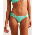 Braguita de bikini de cobertura media turquesa