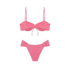Braguita de bikini de cobertura media Rosé - Rosa