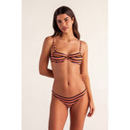 Braguita de bikini clásica con lazo de mariposa - Multicolor