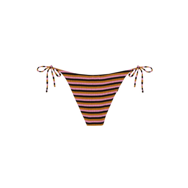 Braguita de bikini clásica con lazo de mariposa - Multicolor