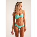 Top de bikini balconet turquesa