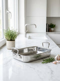 Oven Dish 35cm - Stainless Steel - Inox