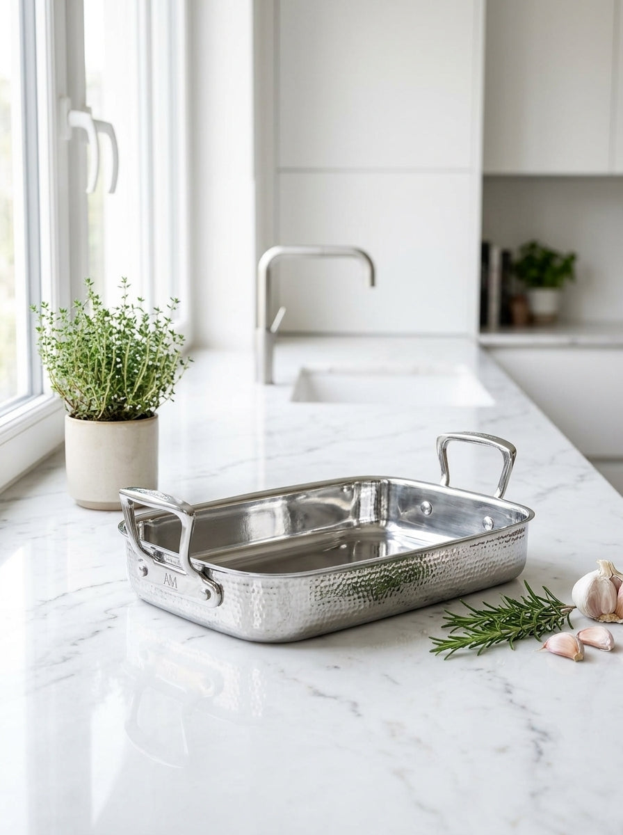 Oven Dish 35cm - Stainless Steel - Inox