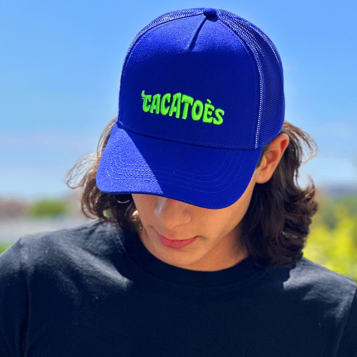 Casquette - Capoeira Brasilia - Royal Blue Green Fluo