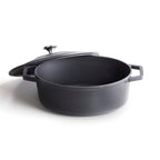 Sauter - Cocotte Ovale Avec Couvercle - Fonte - Noir