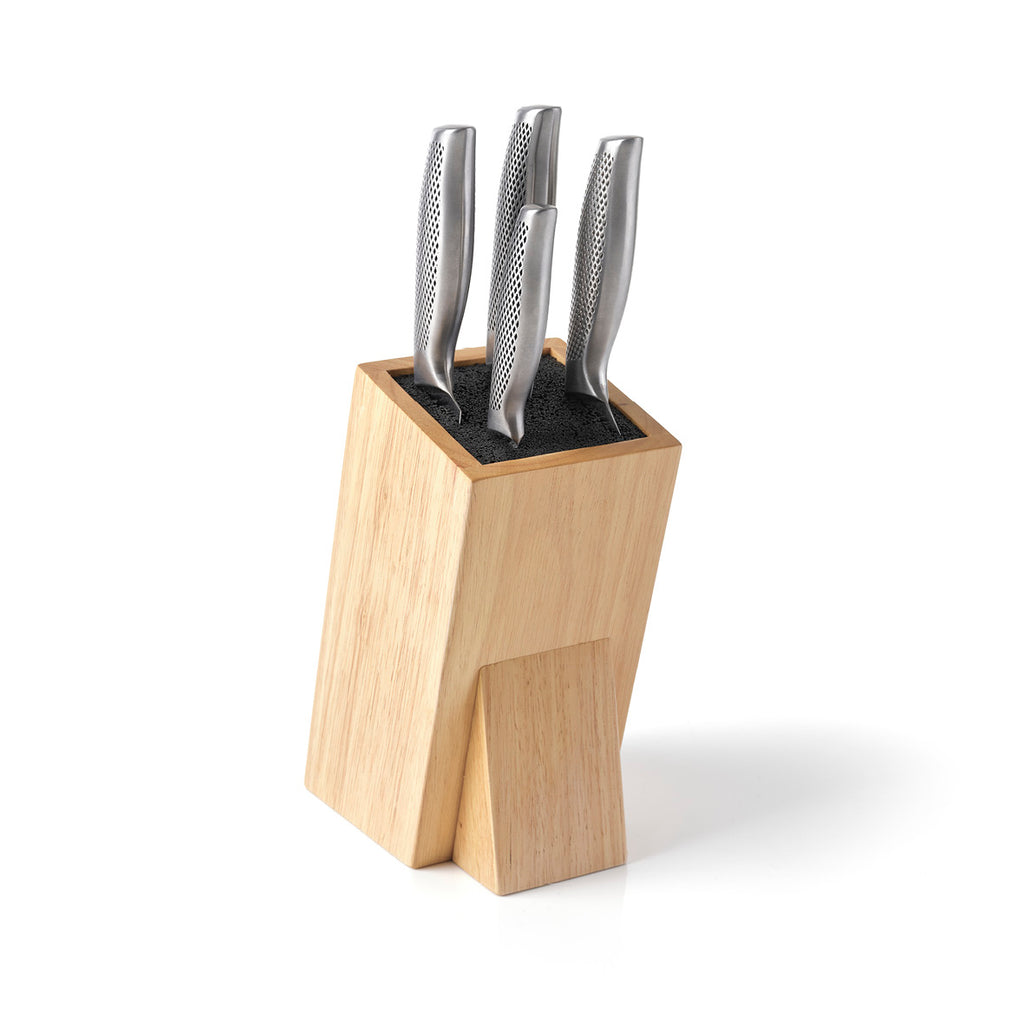 Sauter - Ceppo Per Coltelli - Legno Di Hevea - Marrone Chiaro
