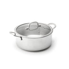 Sauter - Kastrull Triply Med Lock - Rostfritt Stål 430 - Silver