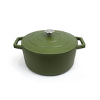 Sauter - Cocotte redonda con tapa - Hierro fundido - Verde