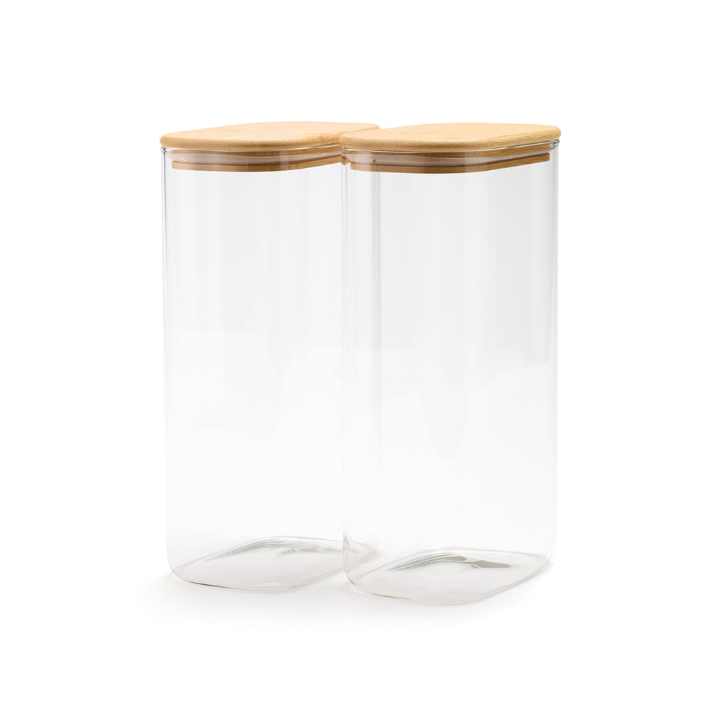 Sauter - Set De 2 Boîtes De Conservation Avec Couvercle - Verre Borosilicaté - Transparent