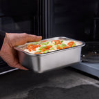 Sauter - Set of 3 Containers With PP Lid - 304 Stainless Steel - Silver