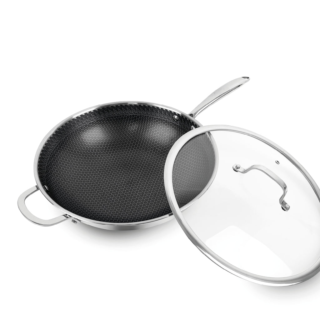 Sauter - Wok Acier Inoxydable 430 - Argent