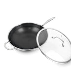 Sauter - Wok Acier Inoxydable 430 - Argent