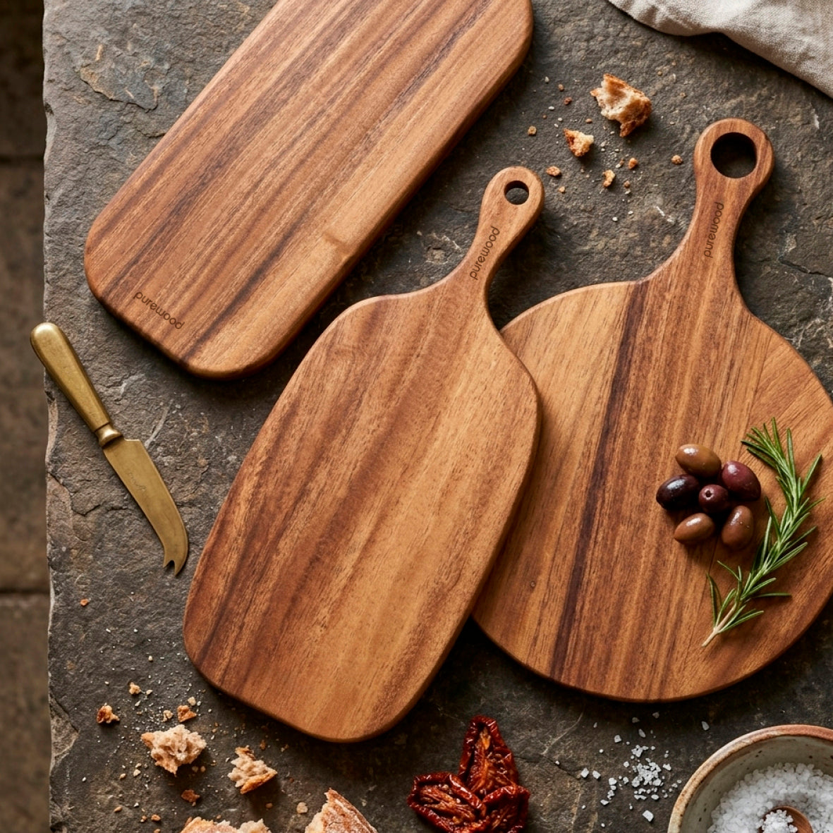 Sauter - Tagliere - Purewood - Noce - Marrone Scuro