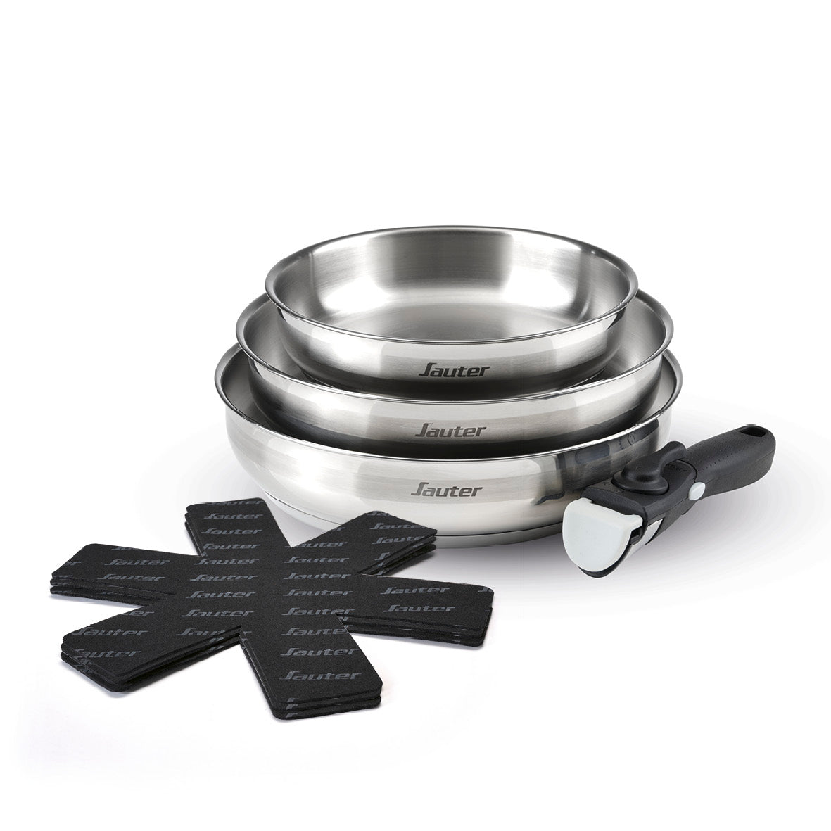 Sauter - Stekpanneset - 304 Rostfritt Stål - Silver