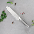 Cuchillo Santoku - Plata - 18cm