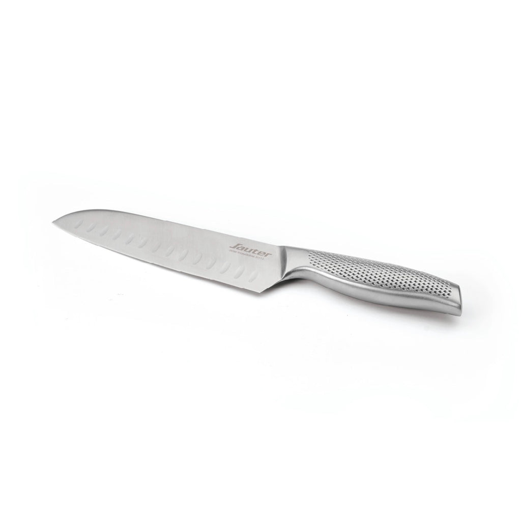 Cuchillo Santoku - Plata - 18cm