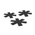 Set De 3 Separadores De Sartén - Negro