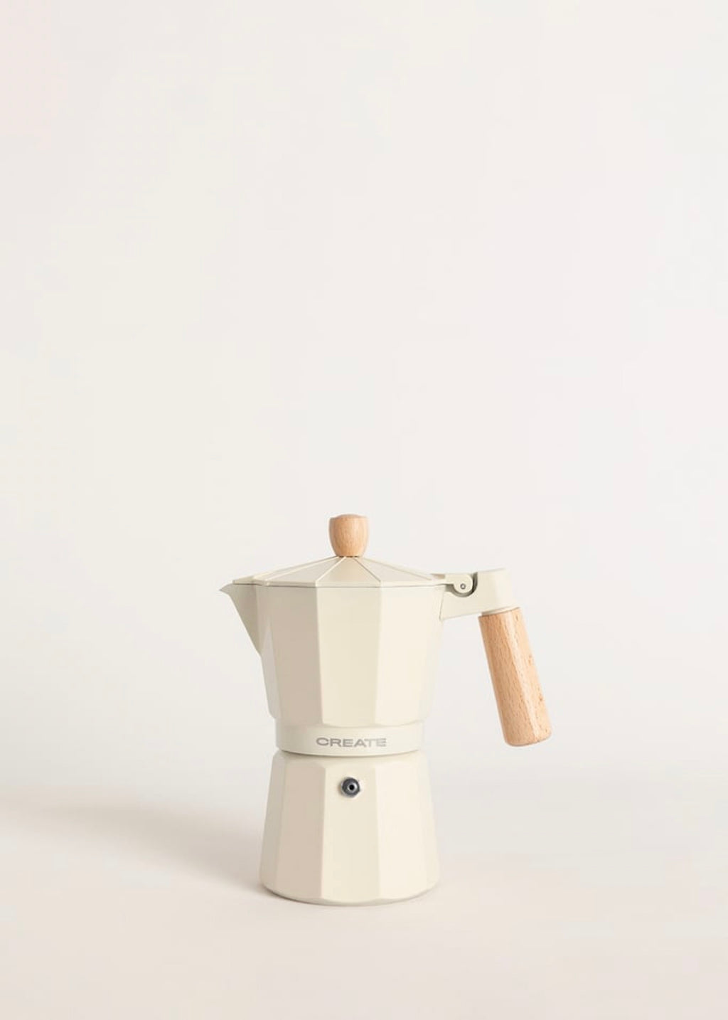 Thera Moka Retro - Cafetière Italienne - 350ml - Blanc Cassé