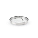 Couvercle En Verre Avec Bouton En Inox - Transparent/Argenté - 3 Tailles