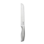 Cuchillo para pan de acero inoxidable con mango hueco - Plata - 20 cm