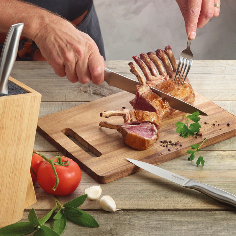 Couteau À Découper Inox Avec Manche Creux - Argenté - 20cm