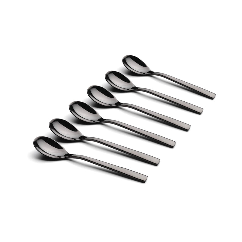 Set De 6 Cuillères À Café - Noir