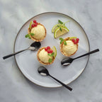 Set of 6 Coffee Spoons - Black