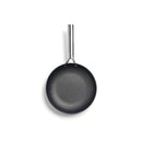 Poêle En Fonte Structure Nid D'Abeille Avec Poignée En Inox - Noir - 3 Tailles