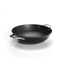Wok En Fonte Structure Nid D'Abeille - Noir - 30cm
