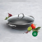 Estructura alveolar Wok de hierro fundido - Negro - 30 cm