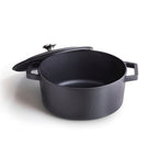 Cocotte Ronde En Fonte - Noir - 28cm